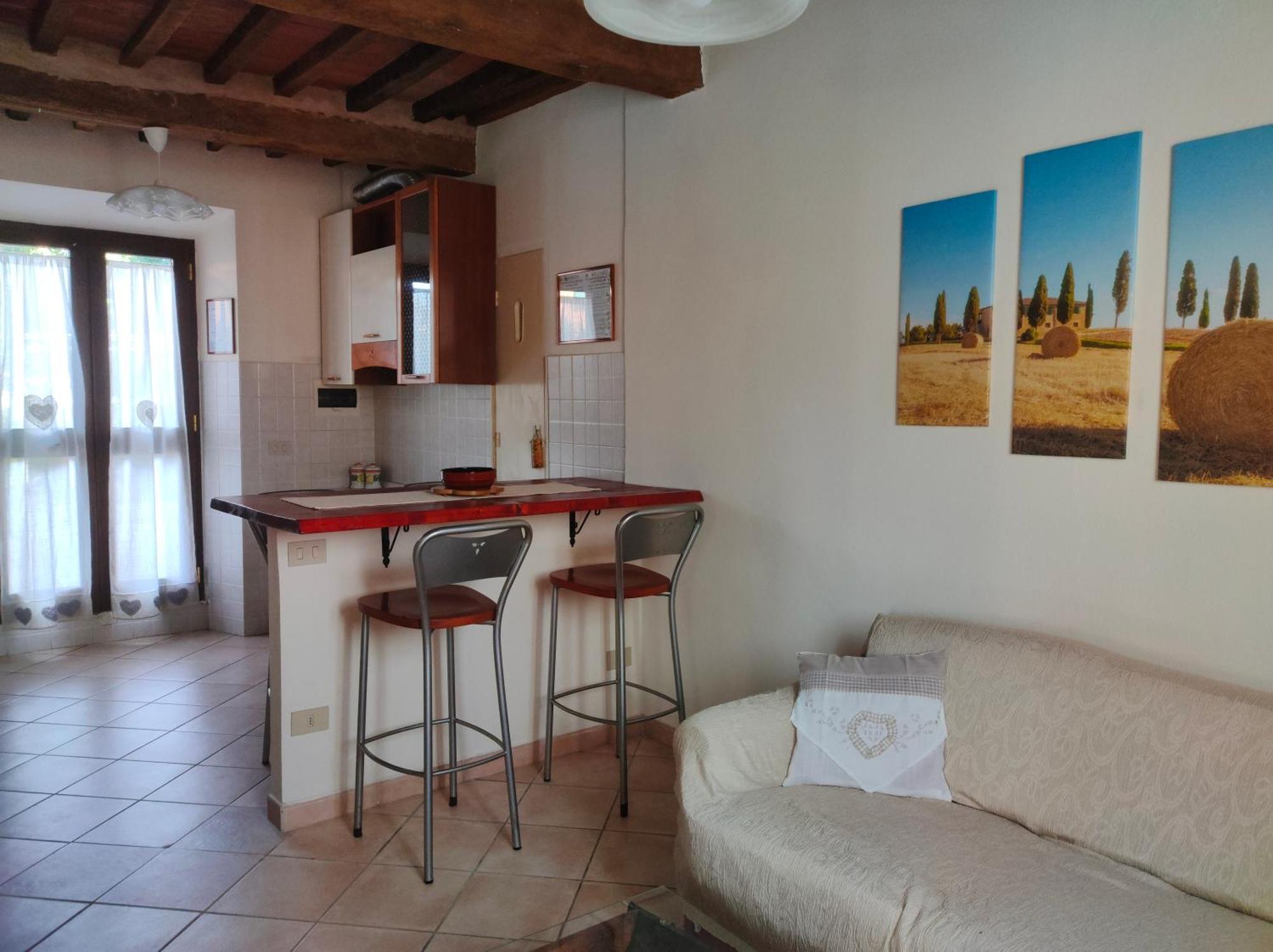 קשיאנה טרמה La Casina Di Colle - Appartamento Rustico Sulle Colline Di Pisa מראה חיצוני תמונה