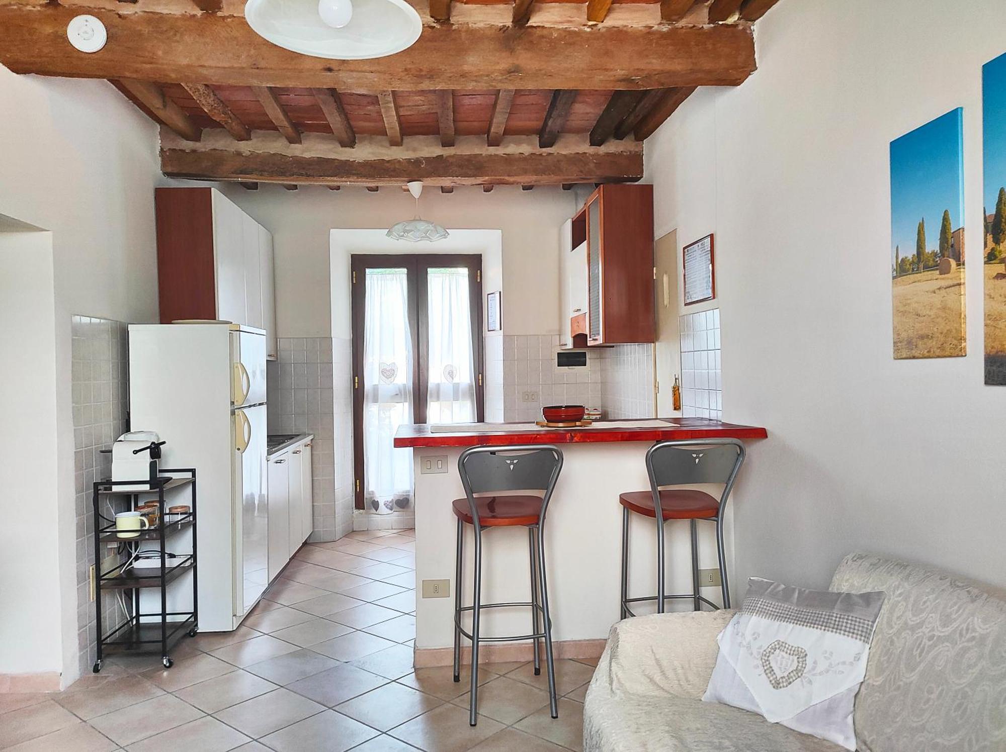 קשיאנה טרמה La Casina Di Colle - Appartamento Rustico Sulle Colline Di Pisa מראה חיצוני תמונה